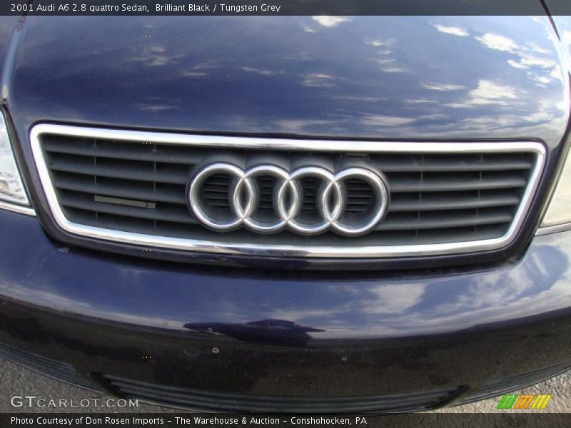 Brilliant Black / Tungsten Grey 2001 Audi A6 2.8 quattro Sedan