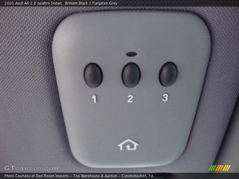 Brilliant Black / Tungsten Grey 2001 Audi A6 2.8 quattro Sedan
