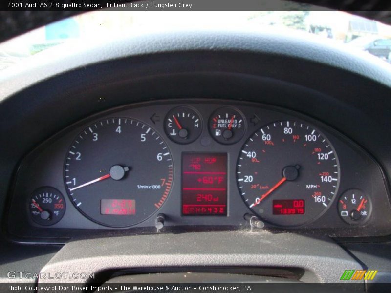  2001 A6 2.8 quattro Sedan 2.8 quattro Sedan Gauges