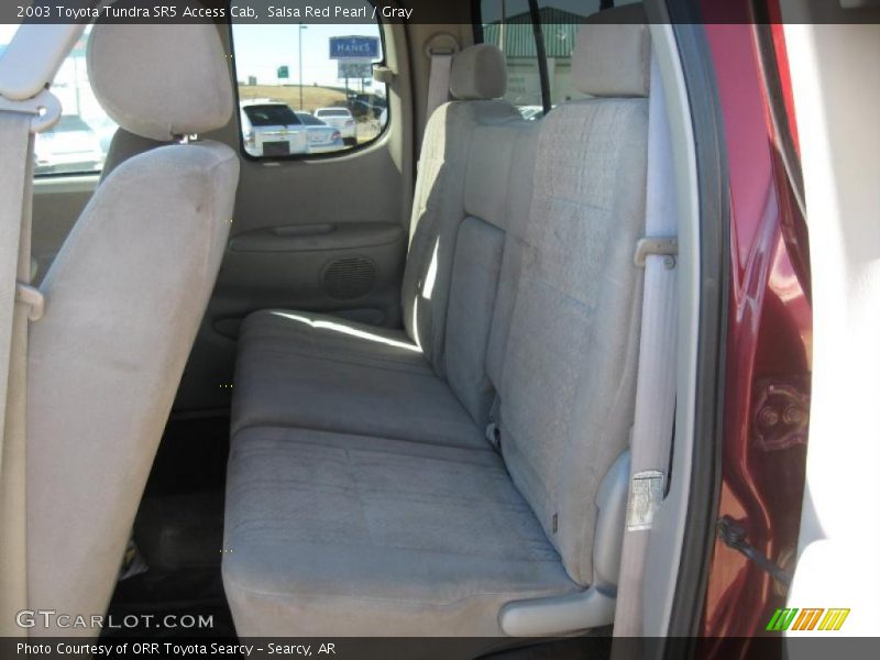Salsa Red Pearl / Gray 2003 Toyota Tundra SR5 Access Cab
