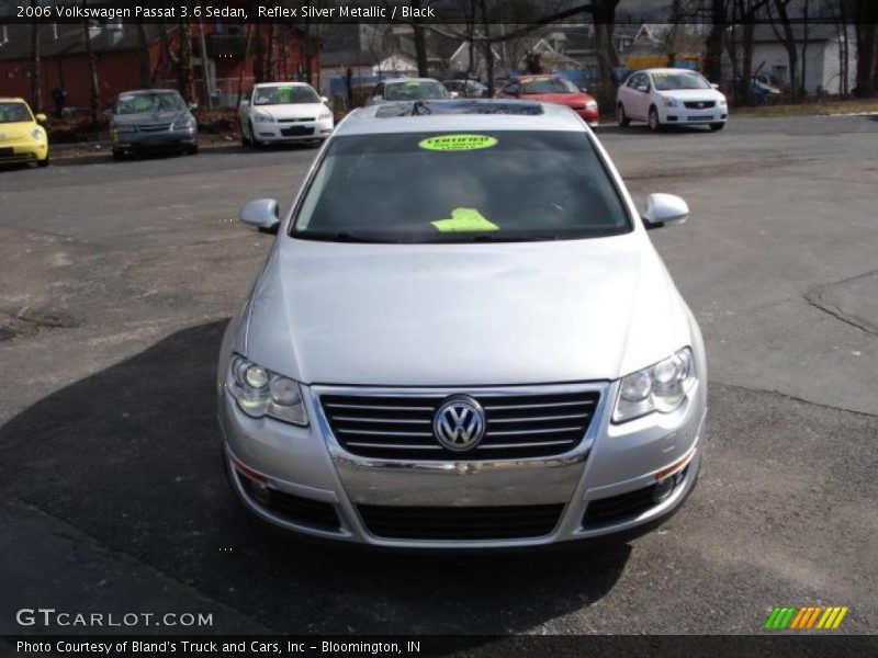 Reflex Silver Metallic / Black 2006 Volkswagen Passat 3.6 Sedan