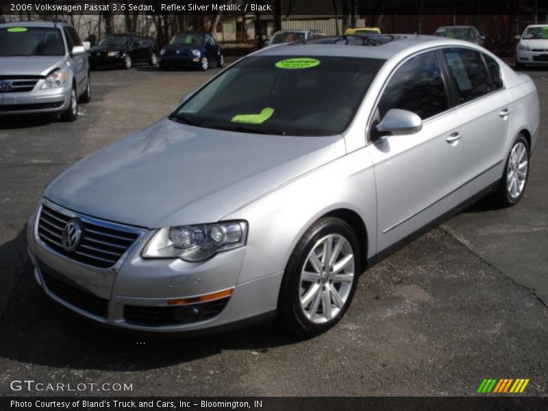 Reflex Silver Metallic / Black 2006 Volkswagen Passat 3.6 Sedan