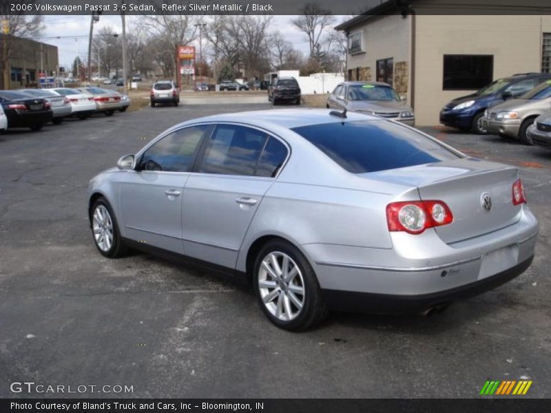 Reflex Silver Metallic / Black 2006 Volkswagen Passat 3.6 Sedan