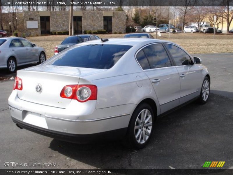 Reflex Silver Metallic / Black 2006 Volkswagen Passat 3.6 Sedan
