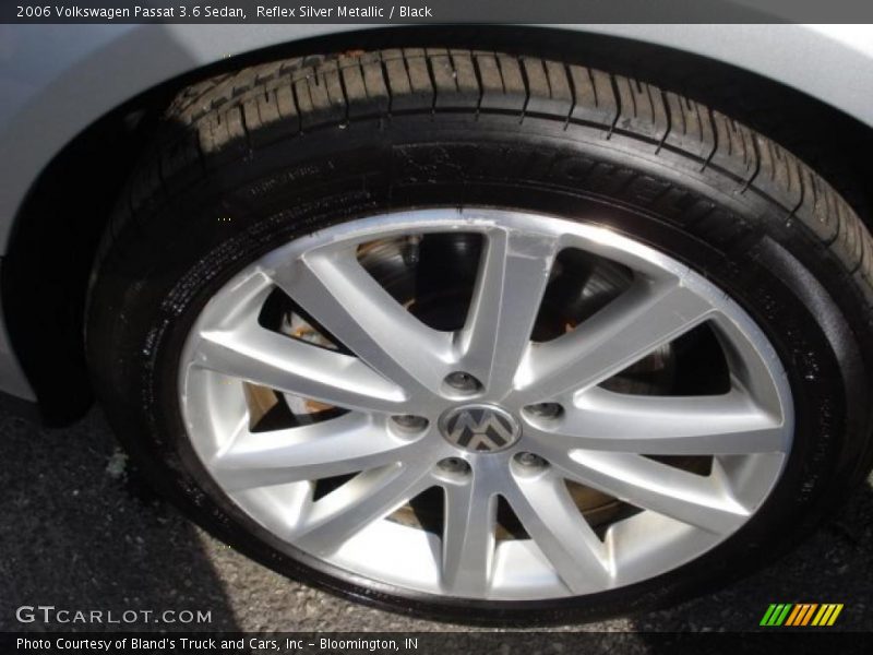 Reflex Silver Metallic / Black 2006 Volkswagen Passat 3.6 Sedan