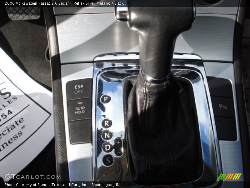 Reflex Silver Metallic / Black 2006 Volkswagen Passat 3.6 Sedan