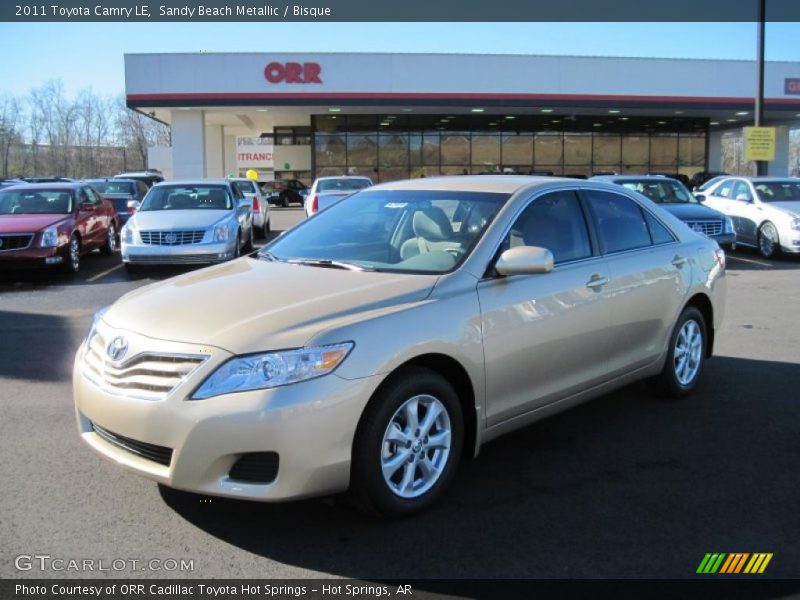 Sandy Beach Metallic / Bisque 2011 Toyota Camry LE