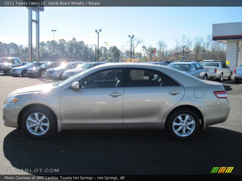 Sandy Beach Metallic / Bisque 2011 Toyota Camry LE