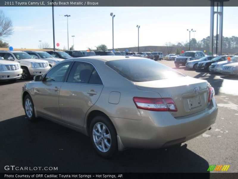 Sandy Beach Metallic / Bisque 2011 Toyota Camry LE