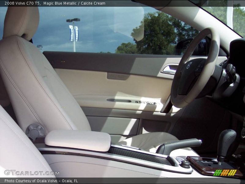 Magic Blue Metallic / Calcite Cream 2008 Volvo C70 T5