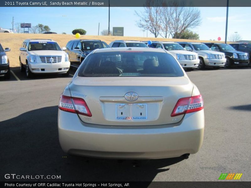 Sandy Beach Metallic / Bisque 2011 Toyota Camry LE