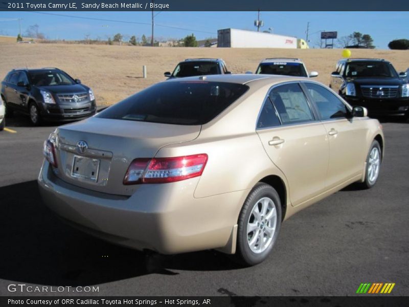 Sandy Beach Metallic / Bisque 2011 Toyota Camry LE