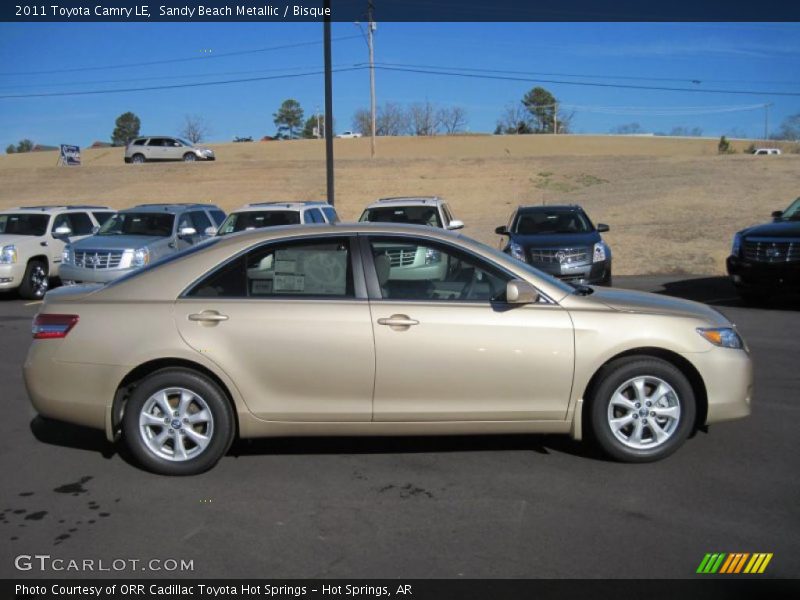Sandy Beach Metallic / Bisque 2011 Toyota Camry LE
