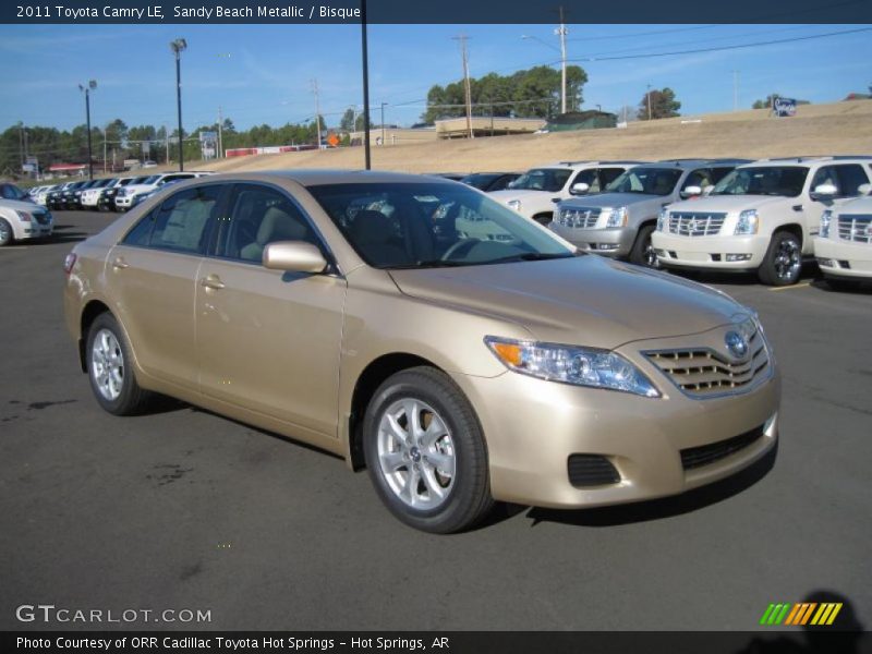 Sandy Beach Metallic / Bisque 2011 Toyota Camry LE