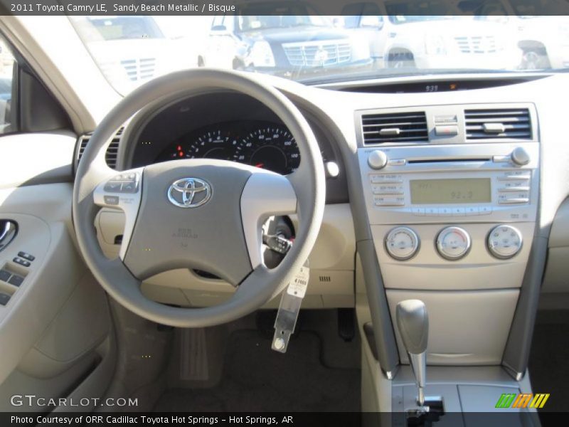 Sandy Beach Metallic / Bisque 2011 Toyota Camry LE