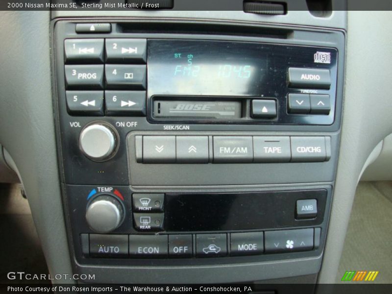 Sterling Mist Metallic / Frost 2000 Nissan Maxima SE