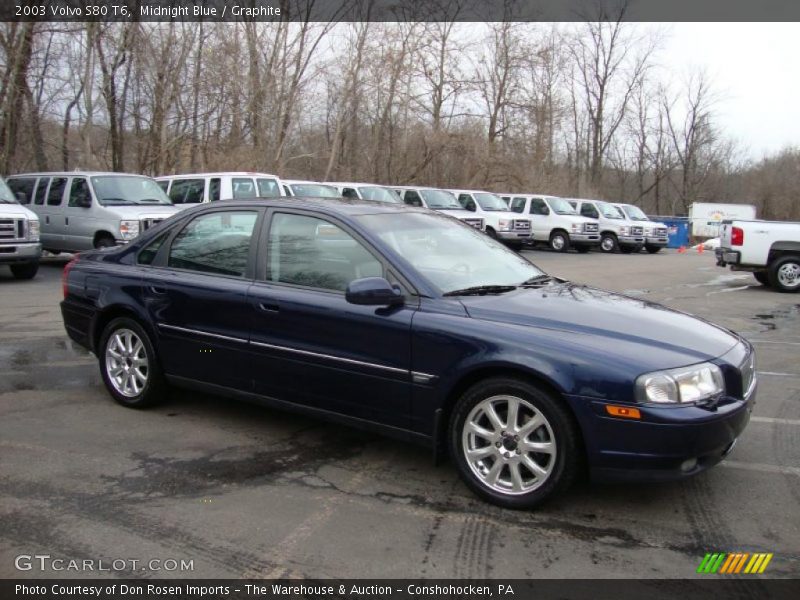 Midnight Blue / Graphite 2003 Volvo S80 T6