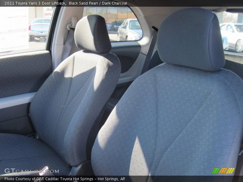 Black Sand Pearl / Dark Charcoal 2011 Toyota Yaris 3 Door Liftback