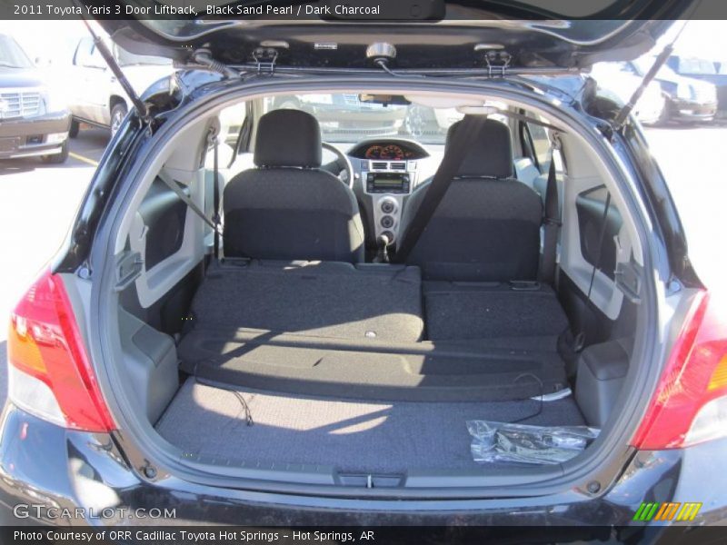 Black Sand Pearl / Dark Charcoal 2011 Toyota Yaris 3 Door Liftback