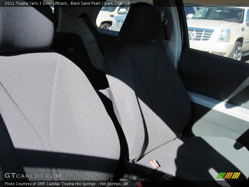 Black Sand Pearl / Dark Charcoal 2011 Toyota Yaris 3 Door Liftback