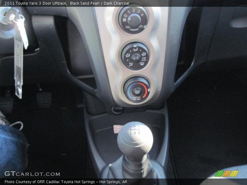 Controls of 2011 Yaris 3 Door Liftback