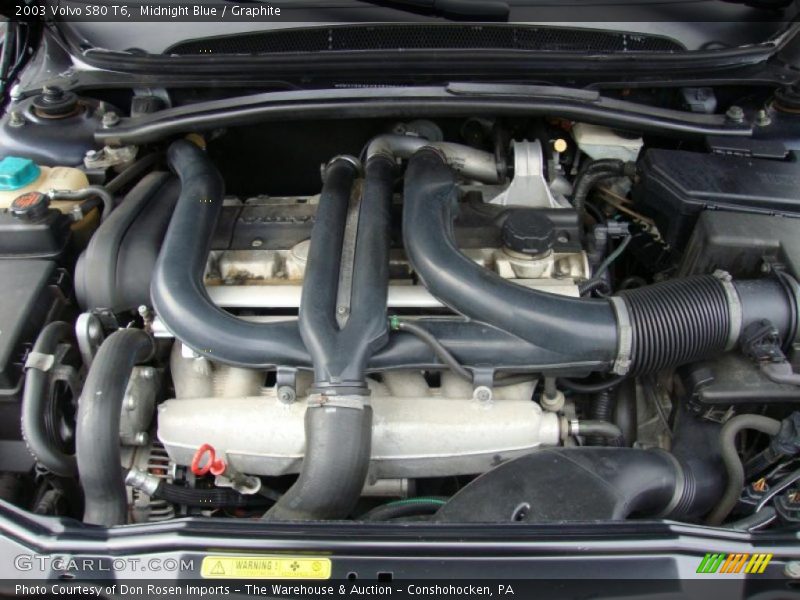  2003 S80 T6 Engine - 2.9 Liter Turbocharged DOHC 24-Valve Inline 6 Cylinder