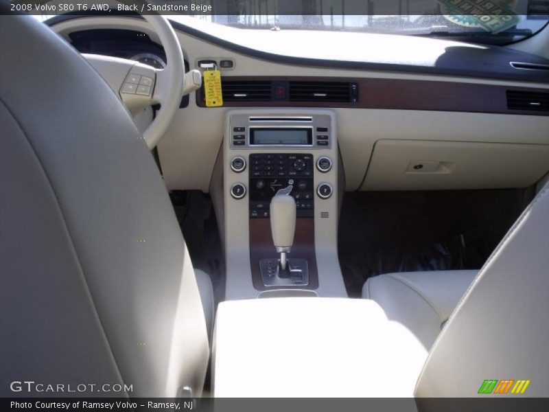 Black / Sandstone Beige 2008 Volvo S80 T6 AWD