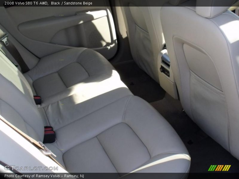 Black / Sandstone Beige 2008 Volvo S80 T6 AWD