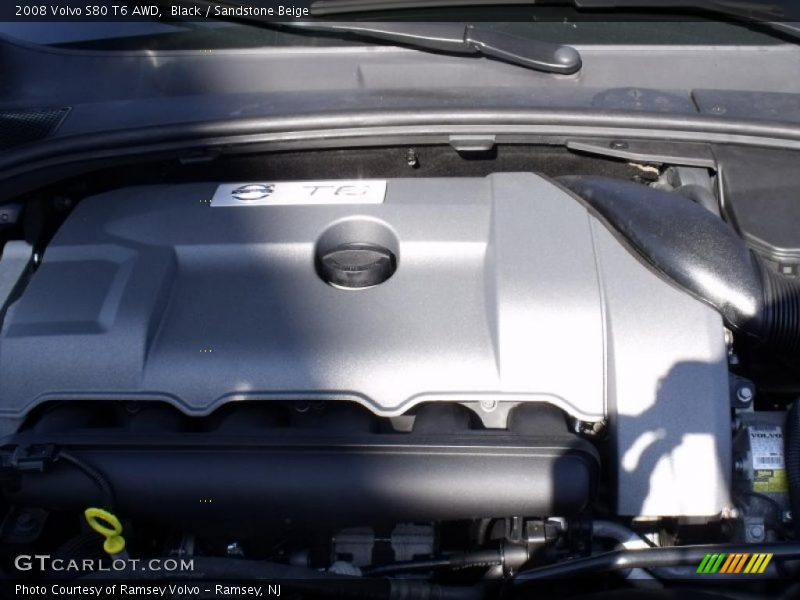 Black / Sandstone Beige 2008 Volvo S80 T6 AWD