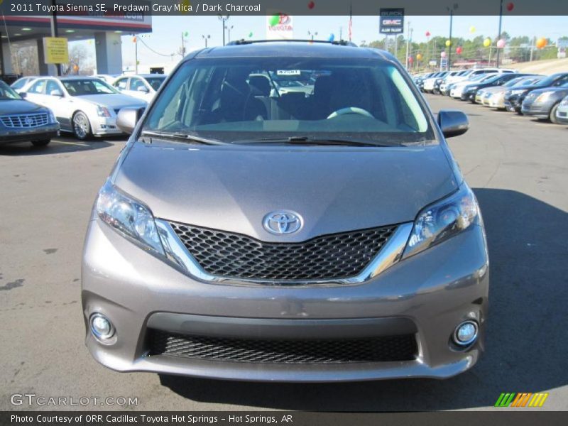 Predawn Gray Mica / Dark Charcoal 2011 Toyota Sienna SE