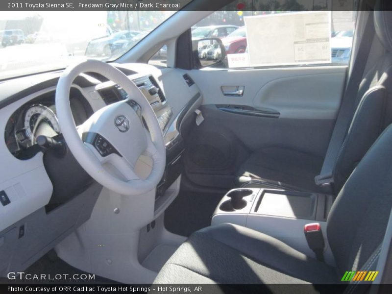 Predawn Gray Mica / Dark Charcoal 2011 Toyota Sienna SE