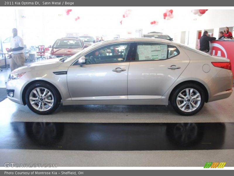 Satin Metal / Beige 2011 Kia Optima EX