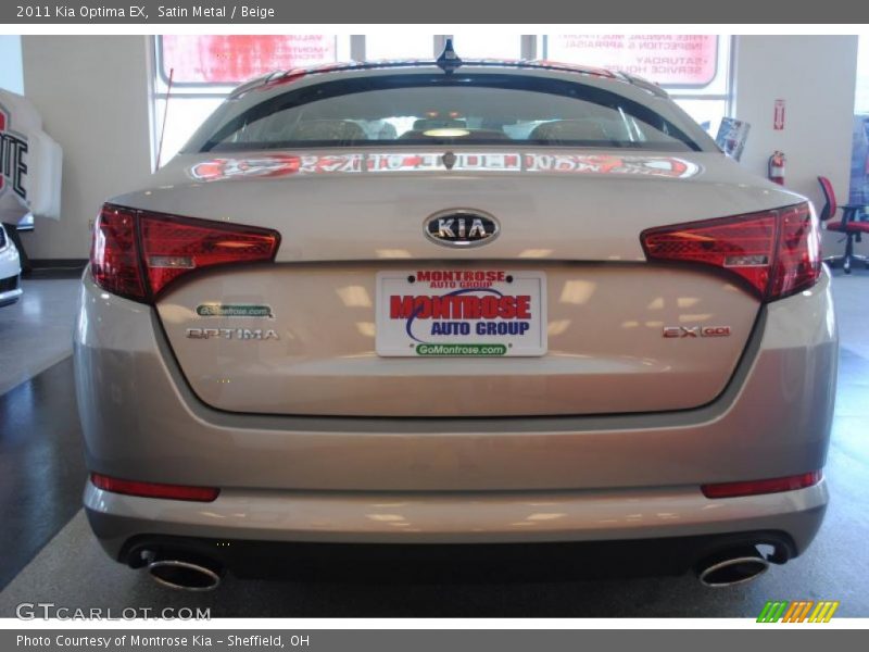 Satin Metal / Beige 2011 Kia Optima EX