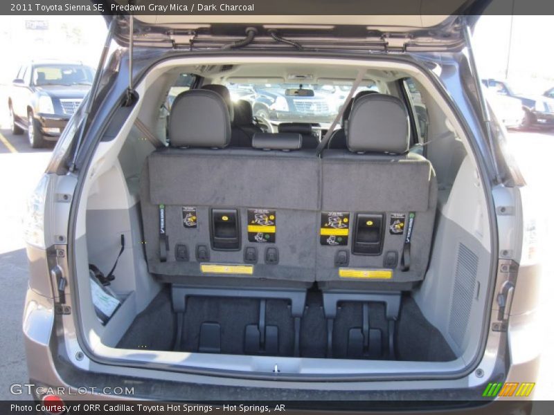 Predawn Gray Mica / Dark Charcoal 2011 Toyota Sienna SE