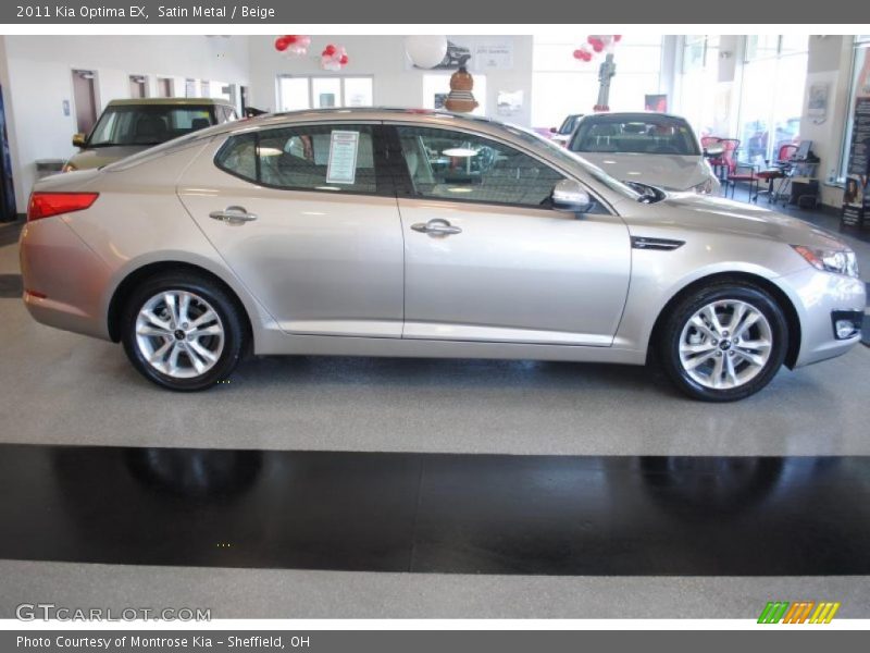 Satin Metal / Beige 2011 Kia Optima EX
