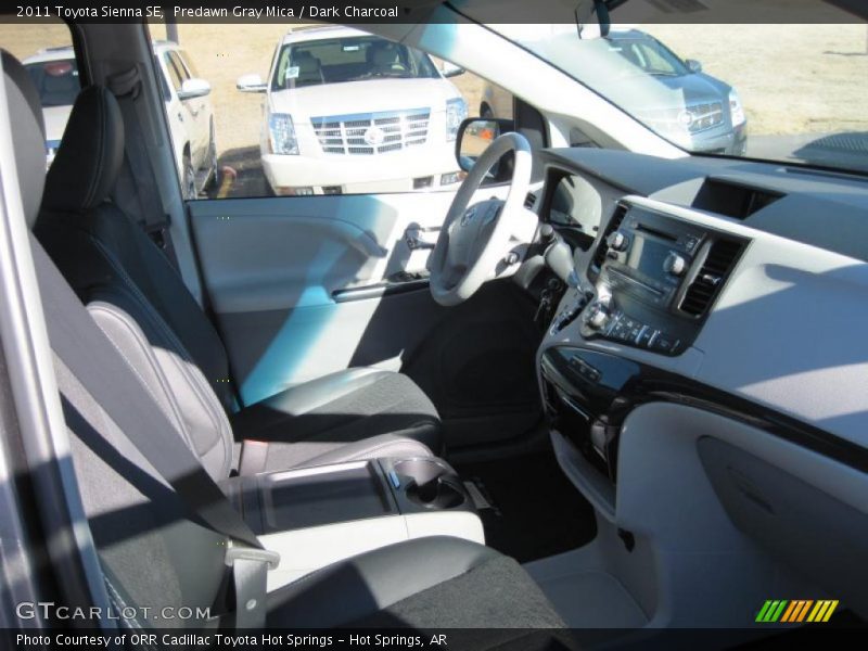 Predawn Gray Mica / Dark Charcoal 2011 Toyota Sienna SE