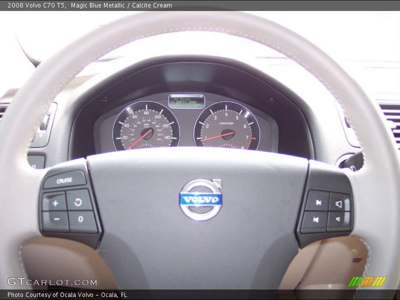 Magic Blue Metallic / Calcite Cream 2008 Volvo C70 T5