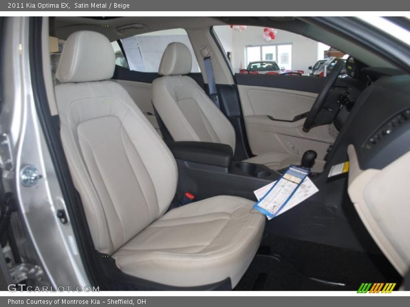 Satin Metal / Beige 2011 Kia Optima EX