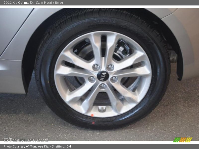 Satin Metal / Beige 2011 Kia Optima EX