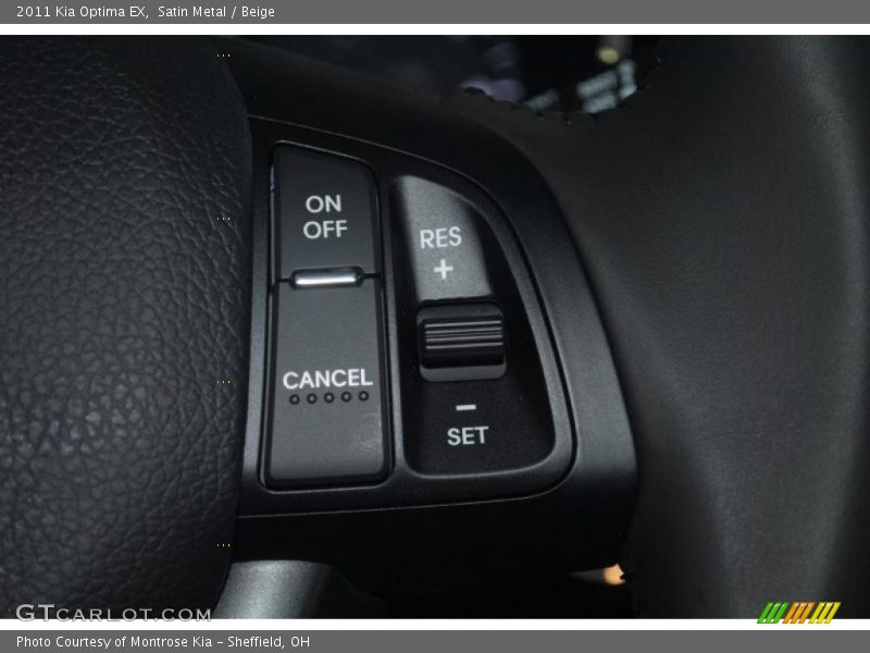 Satin Metal / Beige 2011 Kia Optima EX