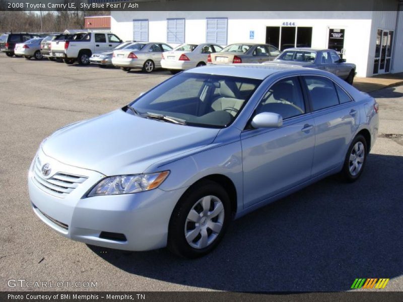 Sky Blue Pearl / Ash 2008 Toyota Camry LE