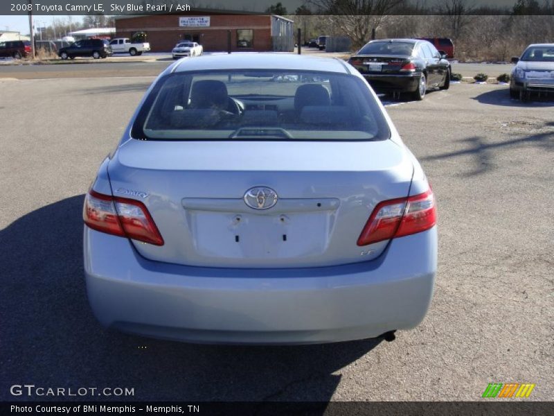Sky Blue Pearl / Ash 2008 Toyota Camry LE