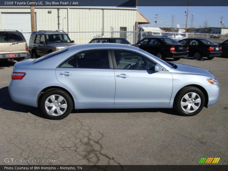 Sky Blue Pearl / Ash 2008 Toyota Camry LE