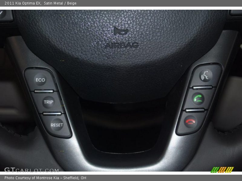 Satin Metal / Beige 2011 Kia Optima EX