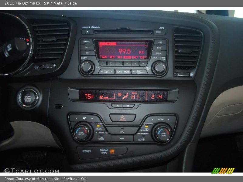 Satin Metal / Beige 2011 Kia Optima EX