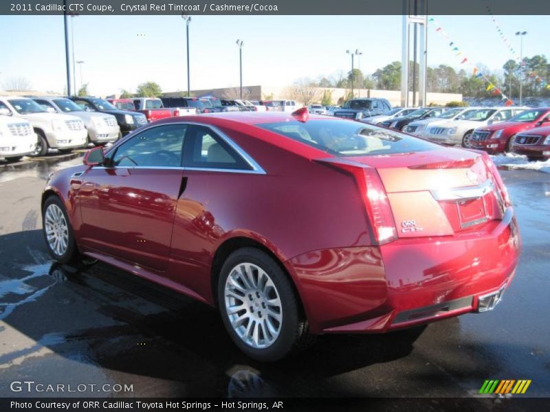 Crystal Red Tintcoat / Cashmere/Cocoa 2011 Cadillac CTS Coupe