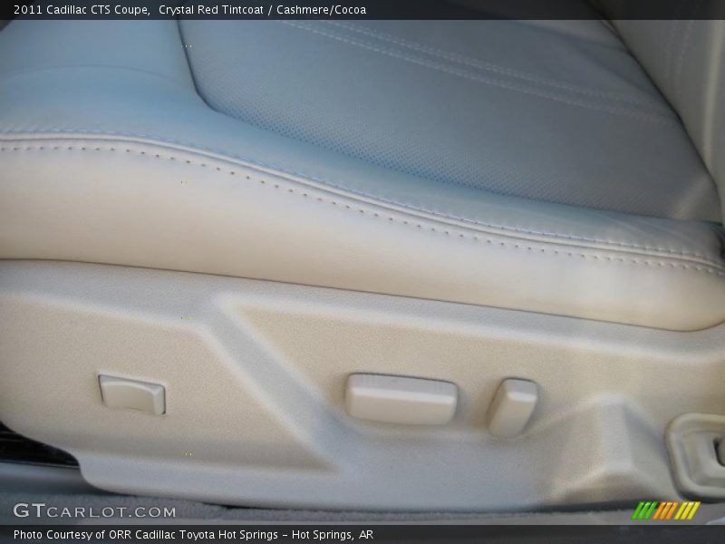Crystal Red Tintcoat / Cashmere/Cocoa 2011 Cadillac CTS Coupe
