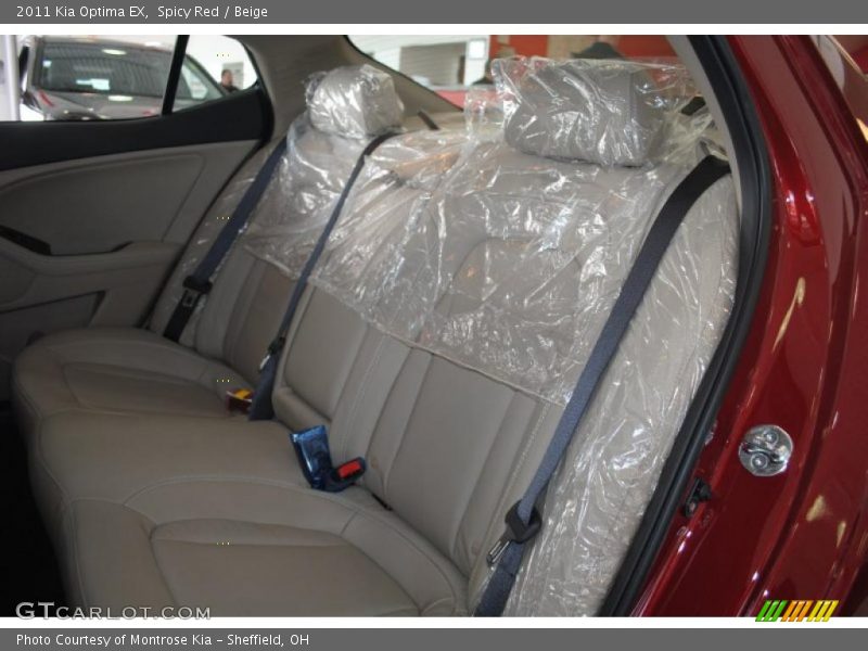 Spicy Red / Beige 2011 Kia Optima EX