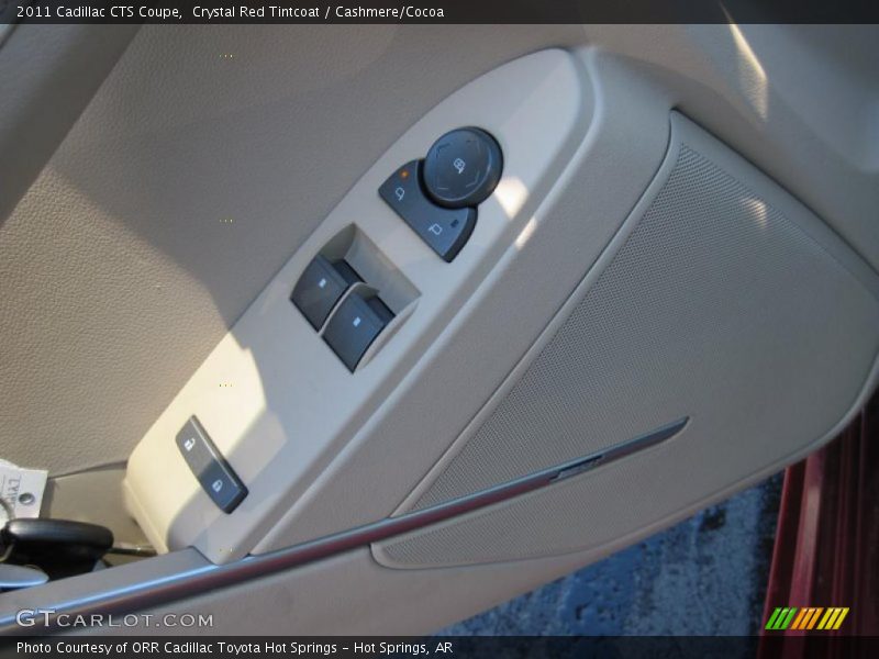 Crystal Red Tintcoat / Cashmere/Cocoa 2011 Cadillac CTS Coupe