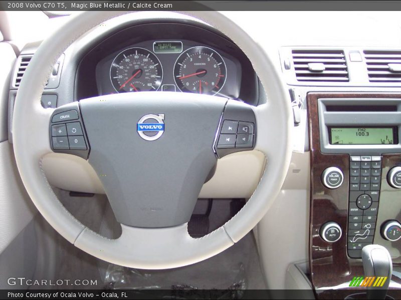 Magic Blue Metallic / Calcite Cream 2008 Volvo C70 T5